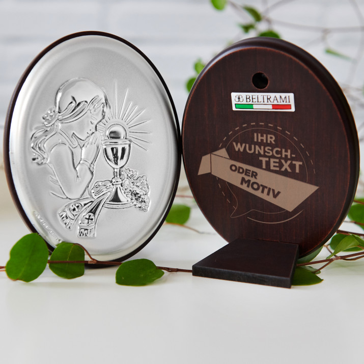 Eigenes Projekt - Mädchen - Silbernes Bild mit Gravur